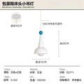 Bauhaus white & red colorful led pendant light – kitchen shade