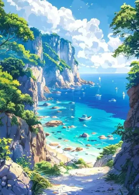 Beach Canvas Wall Art Large