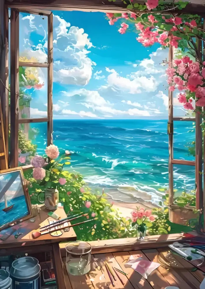 Beach Canvas Wall Art Large