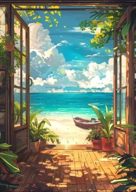 Beach Canvas Wall Art Large