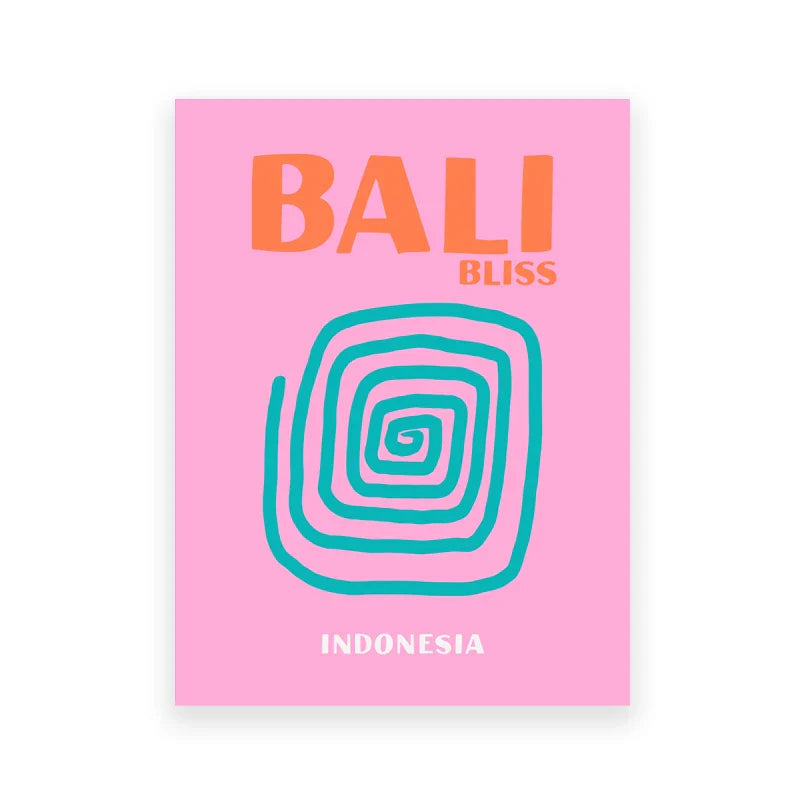 DecorBites™ Beach Travel Posters for Home Decor
