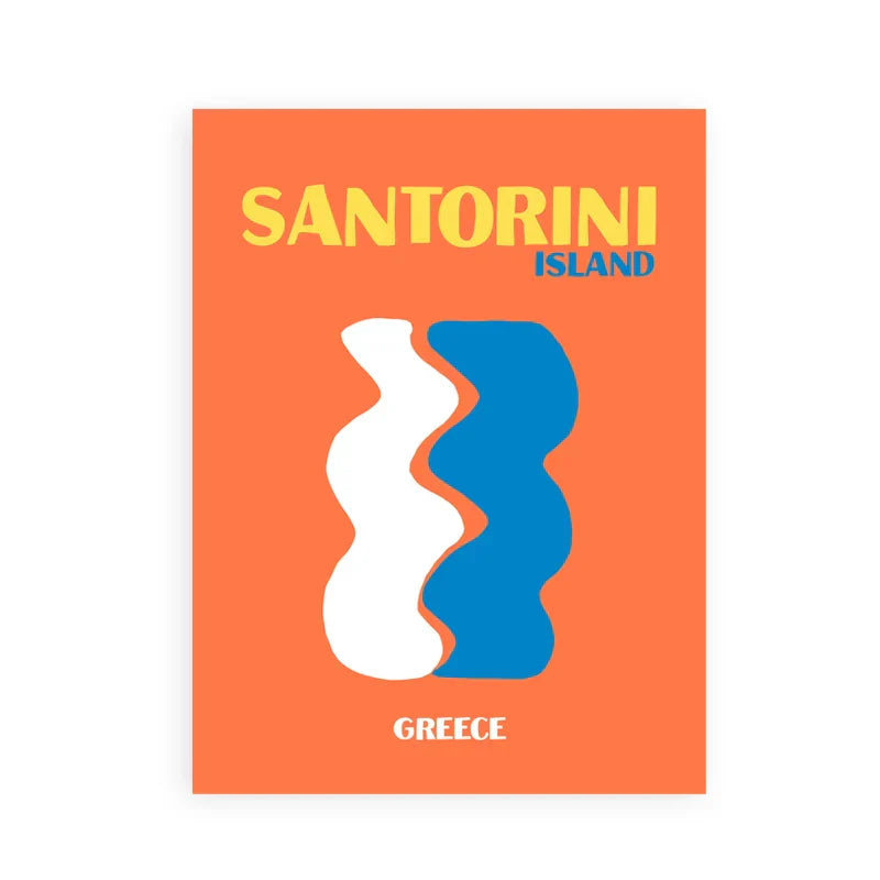 DecorBites™ Beach Travel Posters for Home Decor