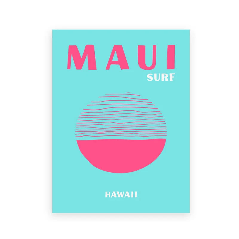 DecorBites™ Beach Travel Posters for Home Decor