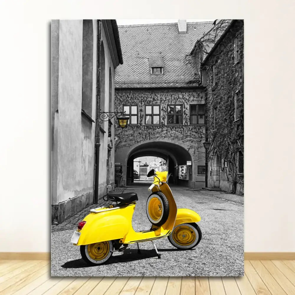 Black and White Landscape Canvas Set