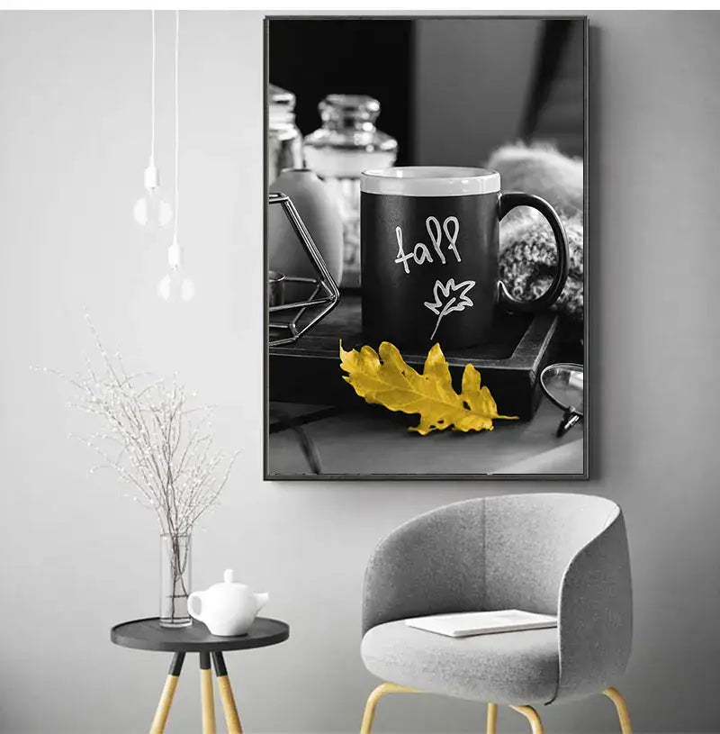 Black and White Landscape Canvas Set