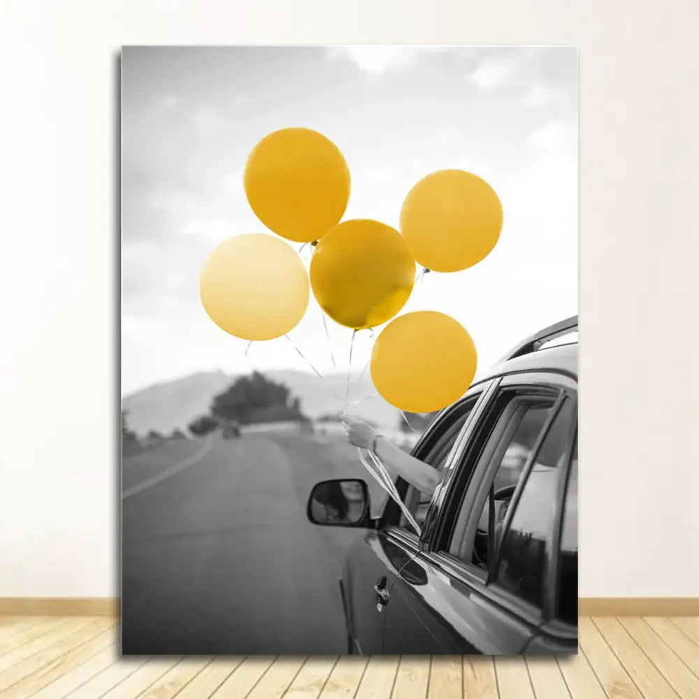 Black and White Landscape Canvas Set