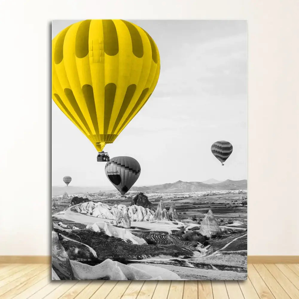 Black and White Landscape Canvas Set