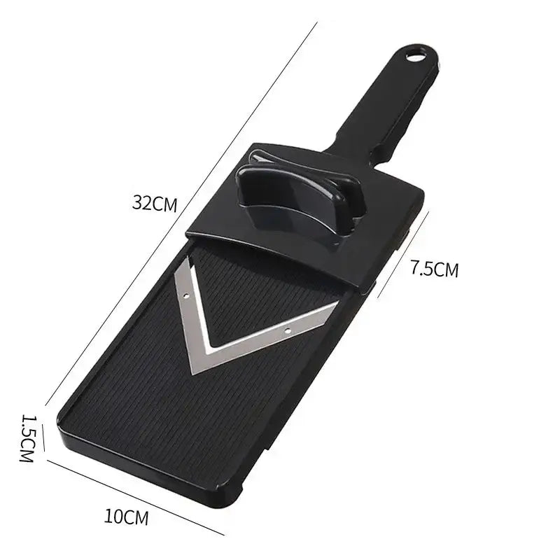 Black cabbage grater and shredder kitchen slicer