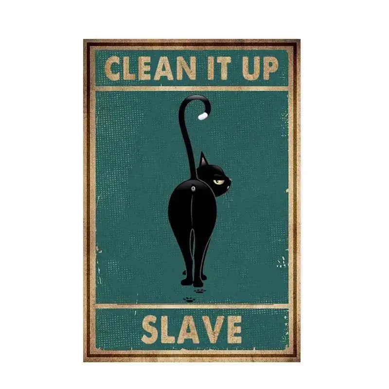 Black Cat Music Poster Home Decor