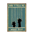 Black Cat Music Poster Home Decor