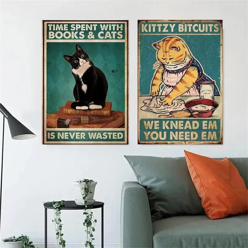 Black Cat Music Poster Home Decor
