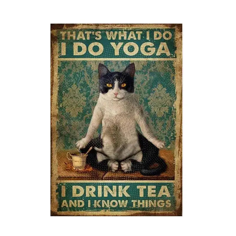 Black Cat Music Poster Home Decor