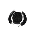 Black espresso machine brewing head cleaner set with spoon kitchen brush