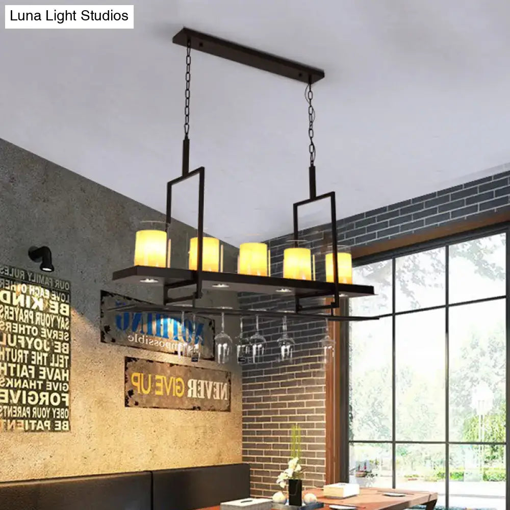Black Island Light Fixture Traditional