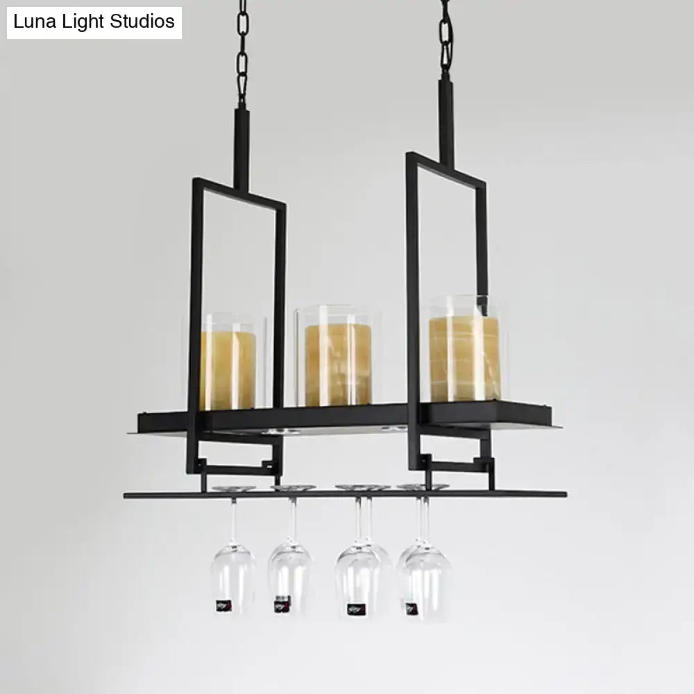 Black Island Light Fixture Traditional
