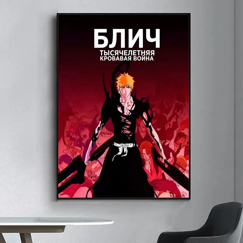 Décoration murale Bleach Anime Style Vintage