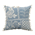 Blue and white geometric tufted pillowcase set bedroom long pillow