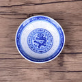 Blue & white porcelain dragon pattern dish set – dining room bowls
