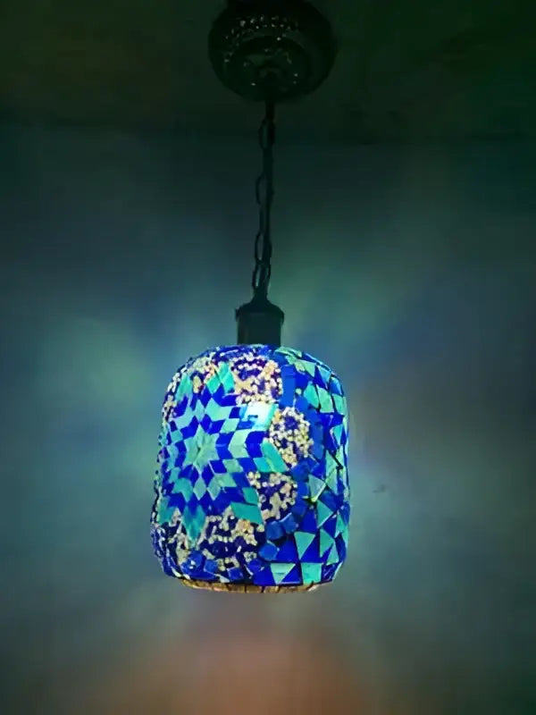 Bohemia turkish mosaic hanging sconce – bedroom vintage led light