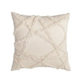 Boho beige tasseled cushion cover living room woven pillow case