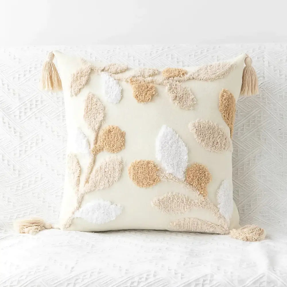 Boho geometric tufted cushion cover living room textured pillow case