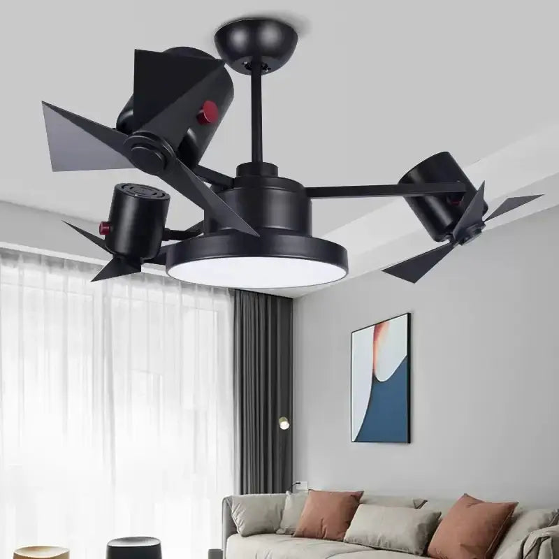 Bronze bronze decorbites ceiling fan with wood blades for living room