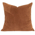 Brown corduroy patchwork cushion cover living room pillow case