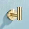 Brushed gold stainless steel bathroom accessories set – bathroom