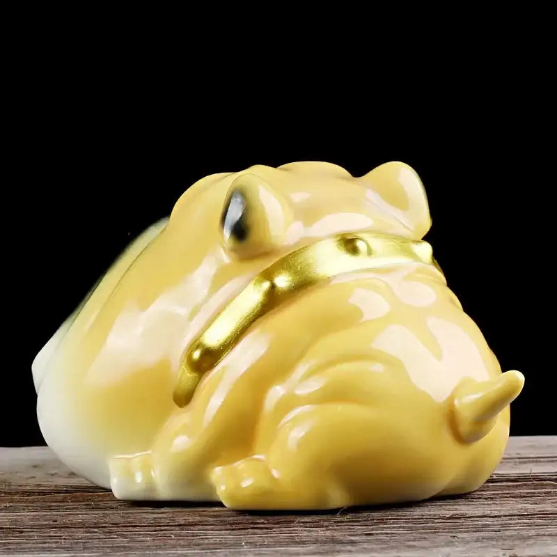 Bulldog sunglasses ceramic ashtray set of 4 living room decor