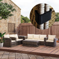Furniture Clips, Outdoor Sectional Couch Connectors, Wicker Furniture/Chair Clamps for a Module Patio Sofa, Set of 10