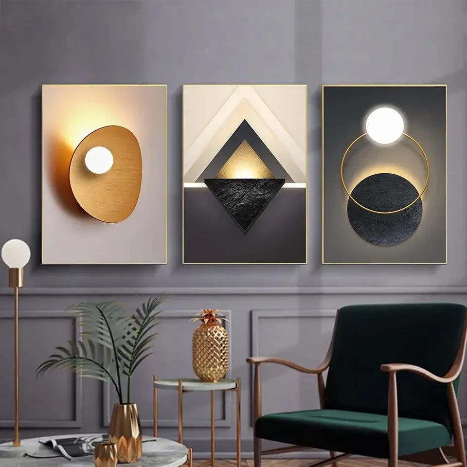 Canvas Wall Art 3-Piece Set