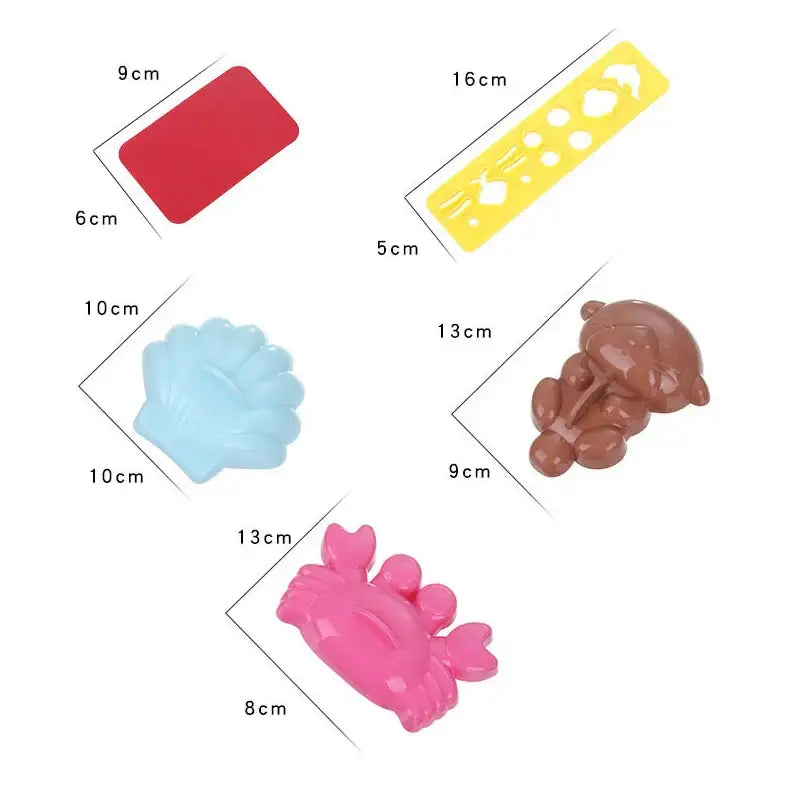 Cartoon animal sushi mold set kitchen rice ball molds
