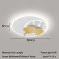 Cartoon elephant rabbit ceiling light for kid's room