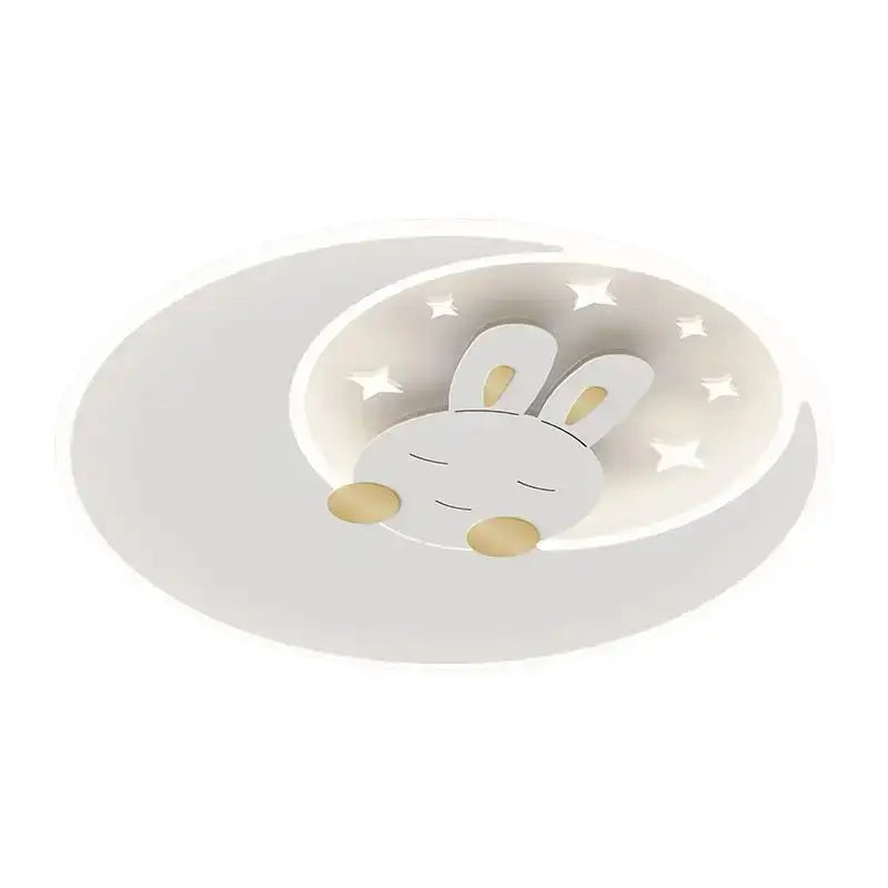 Cartoon elephant rabbit ceiling light for kid's room