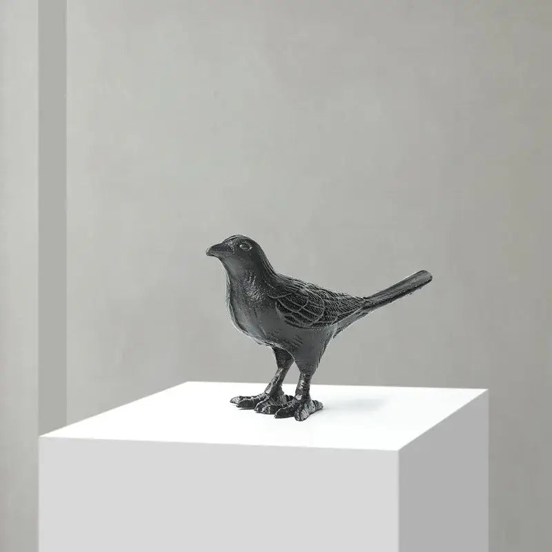 Cast iron bird decoration elegant living room figurine