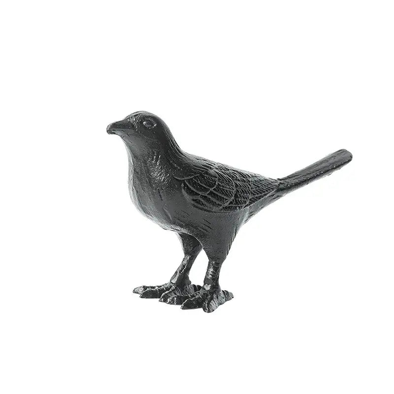 Cast iron bird decoration elegant living room figurine