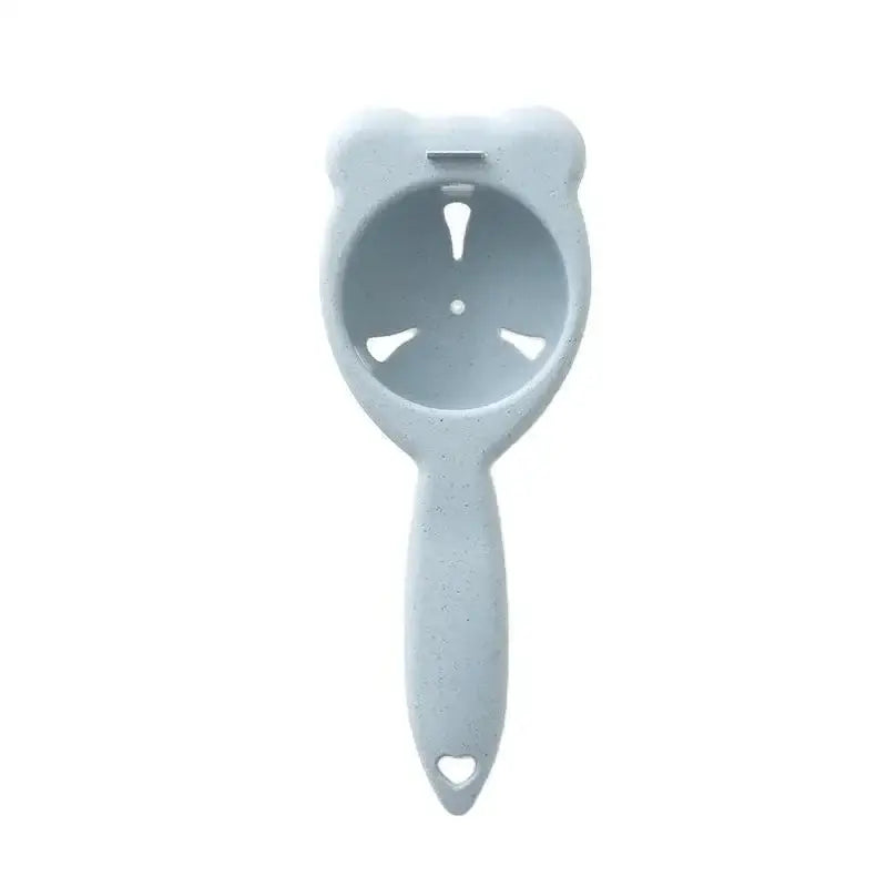 Ceramic blue & white bear boiled eggs holder separator kitchen tool