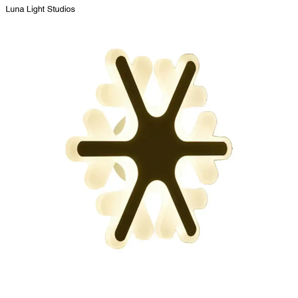 Cheerful white smiling sun led wall sconce bedroom light