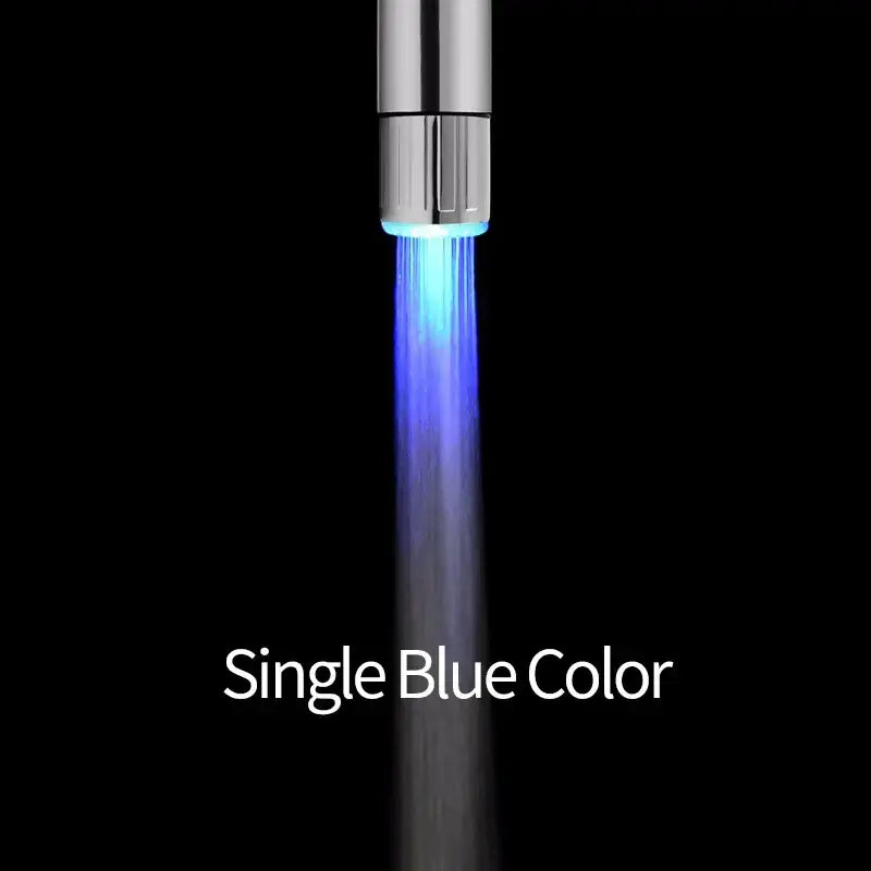 Chrome led faucet aerator – kitchen water saving light