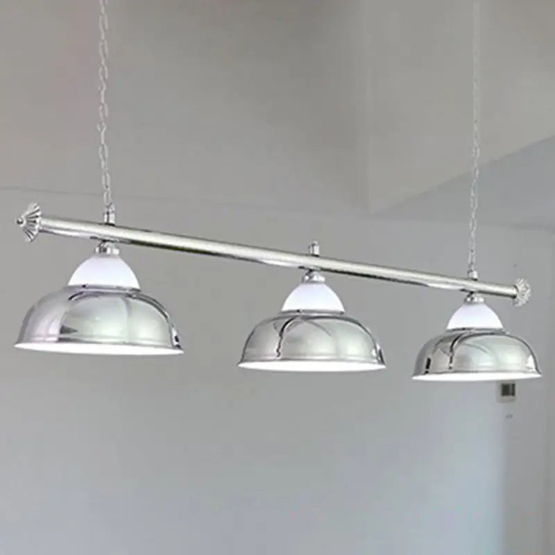Chrome stainless steel billiard light game room ceiling lamp