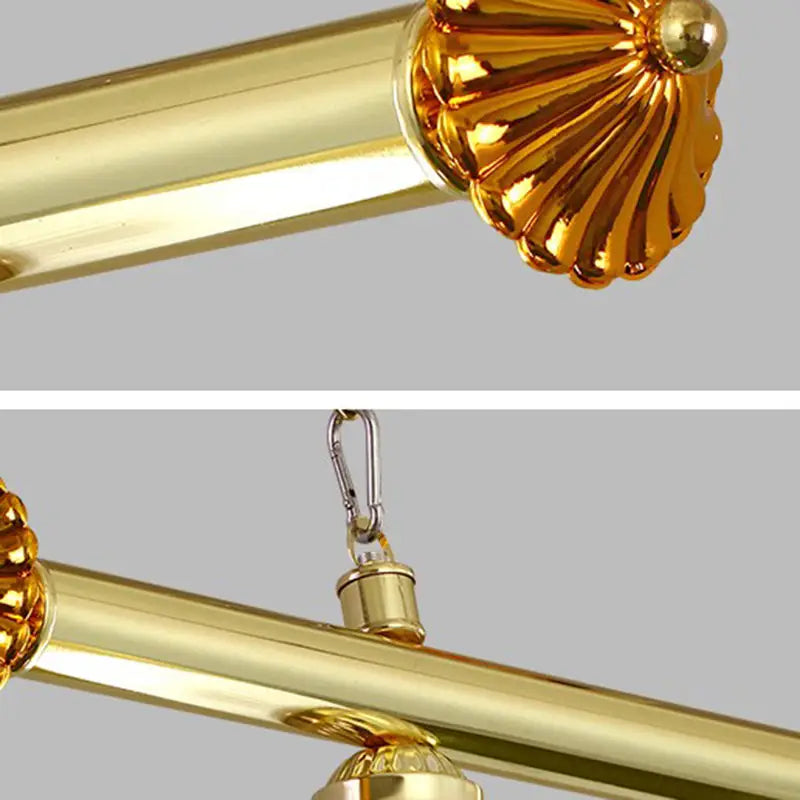 Chrome stainless steel billiard light game room ceiling lamp