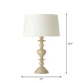 Classic cream wood bedroom table lamp led incandescent compatible