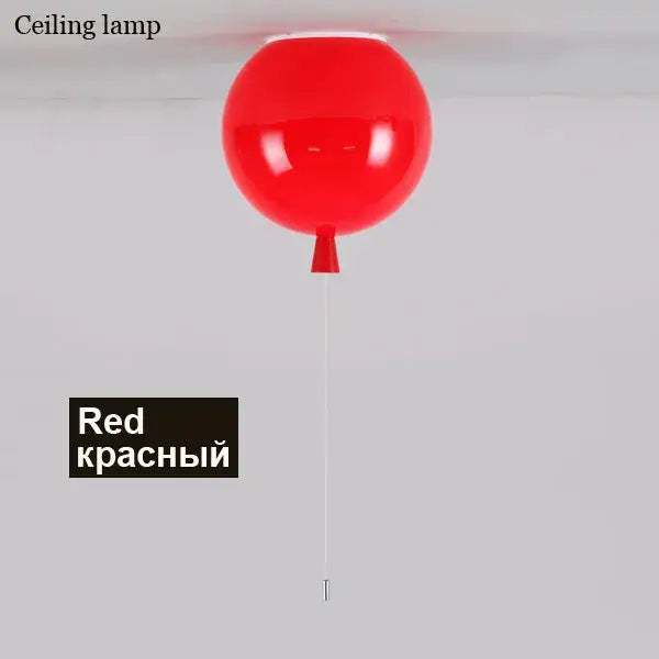 Colorful balloon ceiling light for bedroom and dining room