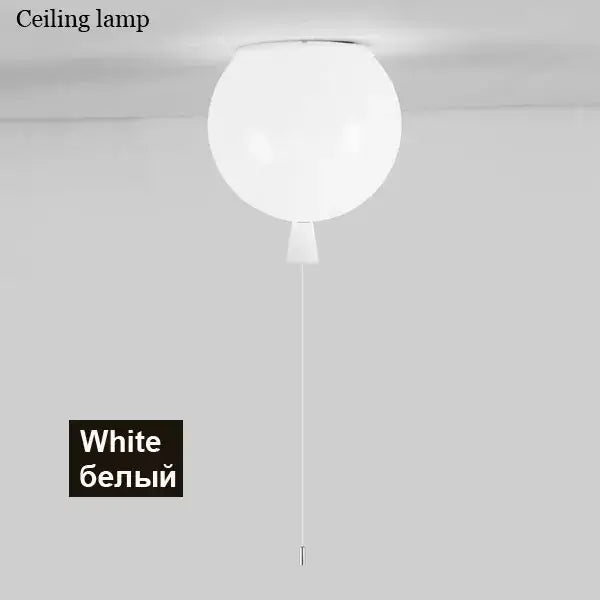 Colorful balloon ceiling light for bedroom and dining room