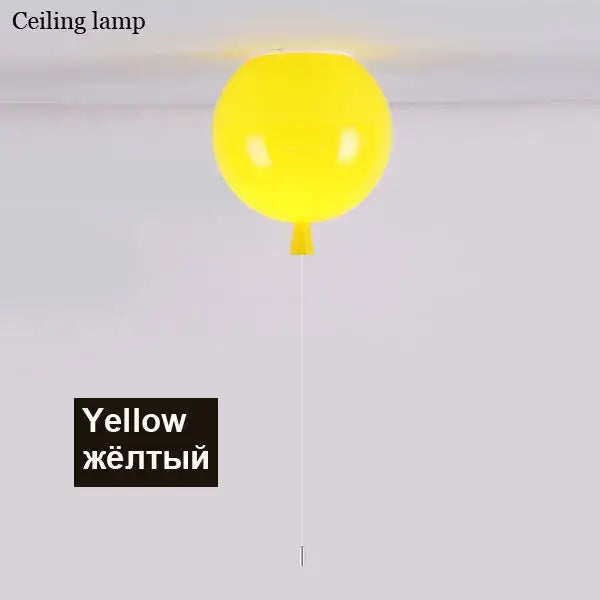 Colorful balloon ceiling light for bedroom and nursery