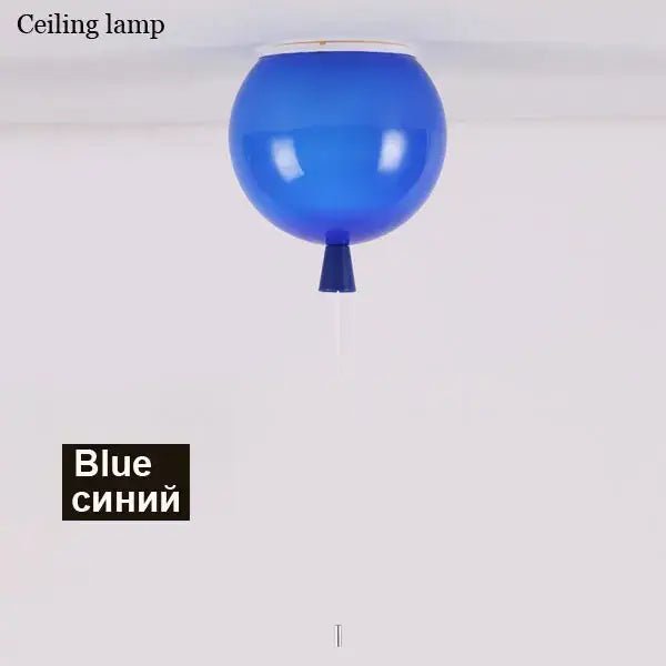 Colorful balloon ceiling light for bedroom and nursery