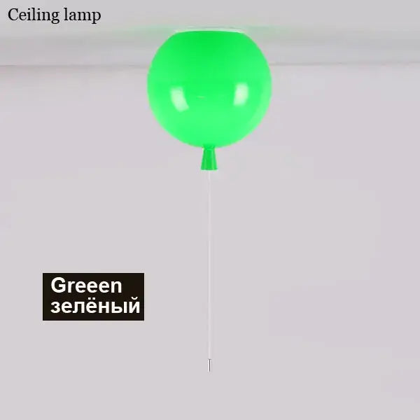 Colorful balloon ceiling light for bedroom and nursery