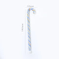 Colorful christmas long handle candy cane glass stirring stick kitchen