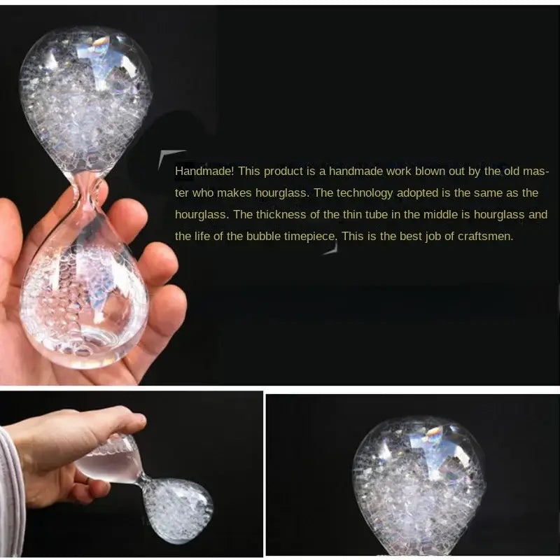Colorful glitter liquid bubble dream hourglass kids bedroom decor
