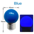 Colorful led string light shatterproof globe bulbs bedroom 10 pack